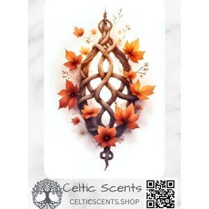 Celtic Knot Magnetic Bookmark, Laminated with Strong Magnet, Decorative Bookmark
